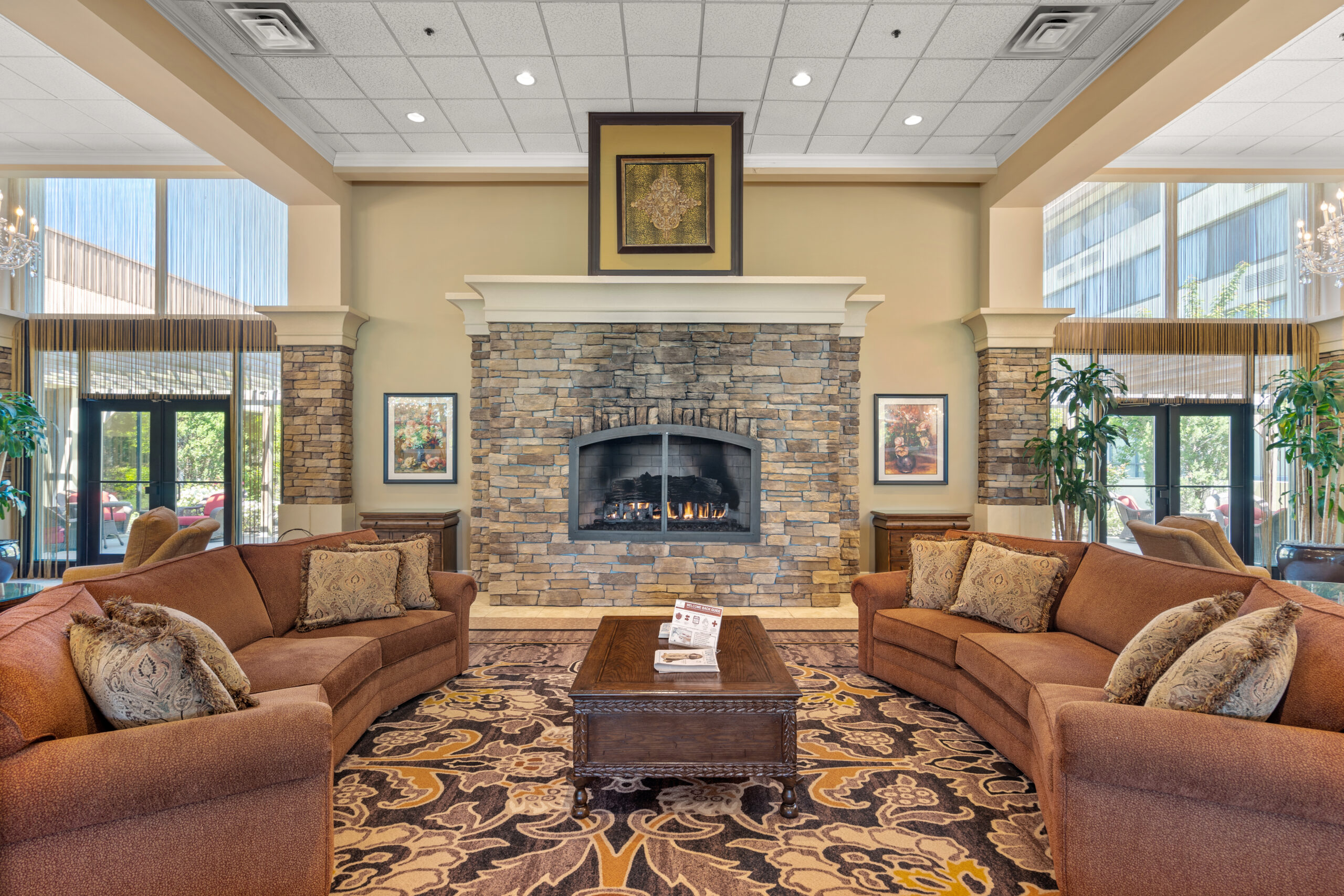 Cherry Hiill inside the lobby